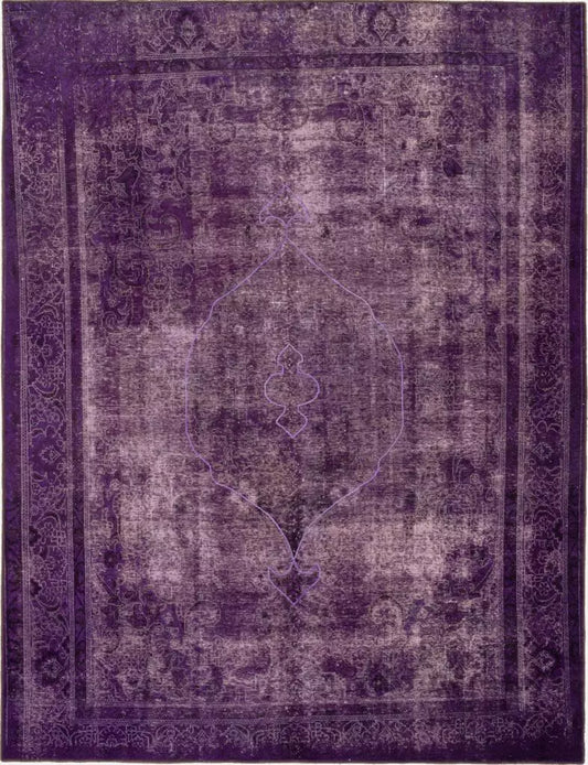 Purple Modern Persian Rug 110" X 148"