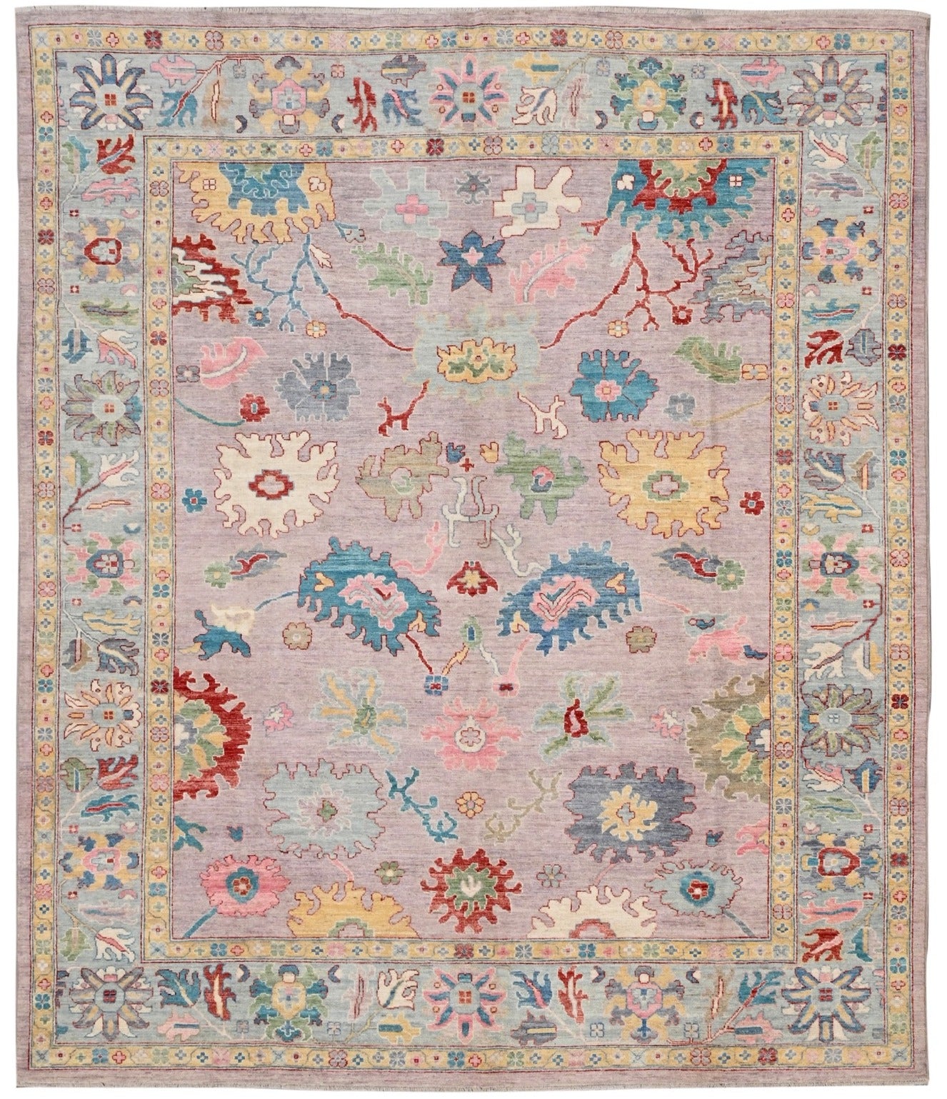 Contemporary Kazak Persian Rug 114" x 140"