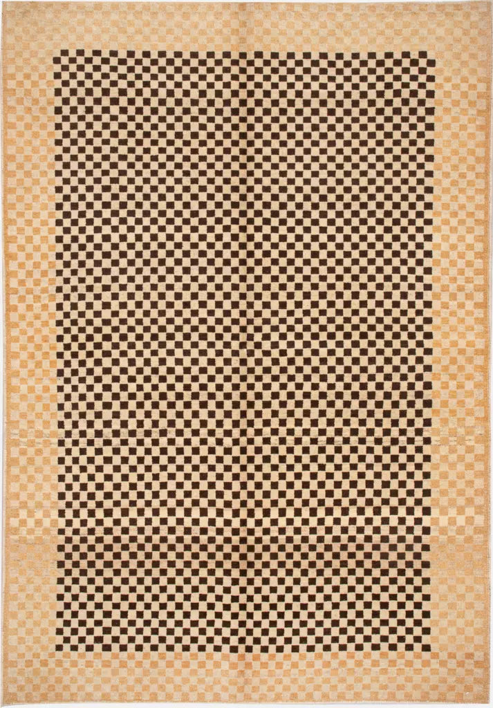 Checked Modern Persian Kilim Rug 62" X 91"