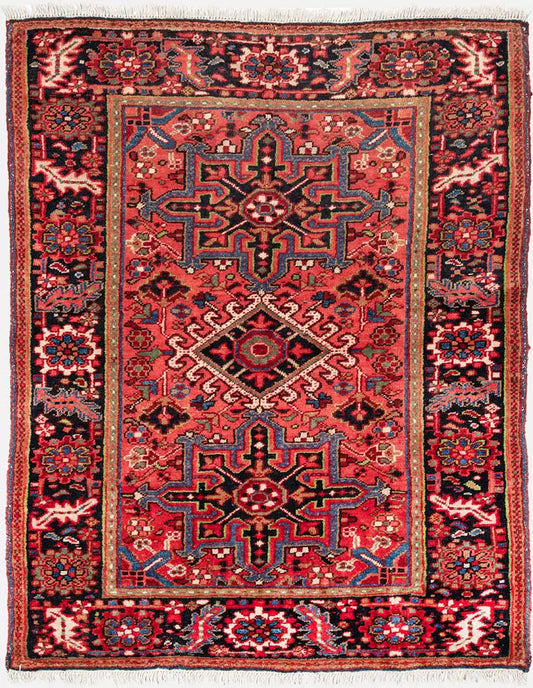 Qashqai Vintage Persian Rug 41" X 52"